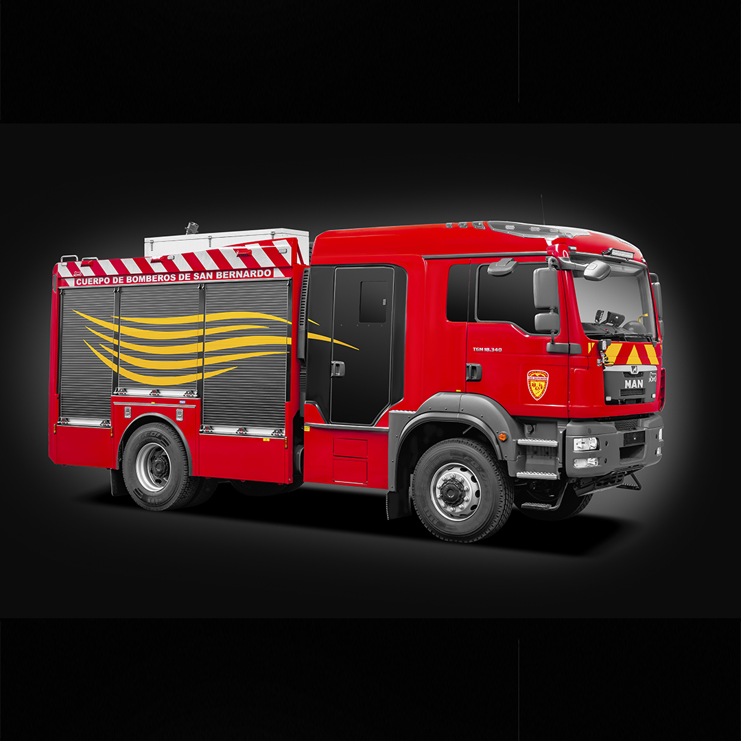 Multipropósitos Urbano MAN TGM 18.340 4×4 Cab. Trip.